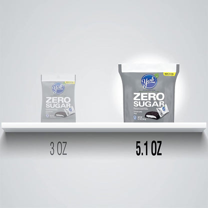 Product image of YORK Zero Sugar Chocolate Peppermint Patties Candy Individually Wrapped Aspartame Free Bag 5.1 oz 5.1 oz