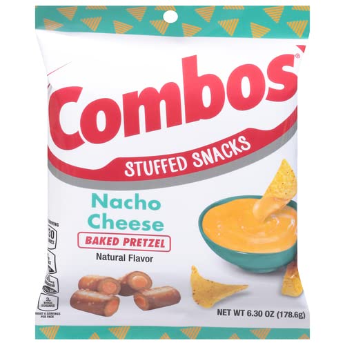 Product image of Combos Pretzel Snack Mix Nacho Cheese Flavor Baked 6.3 oz 6.3 oz