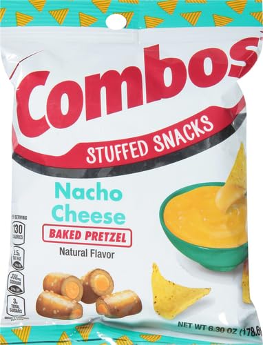 Product image of Combos Pretzel Snack Mix Nacho Cheese Flavor Baked 6.3 oz 6.3 oz