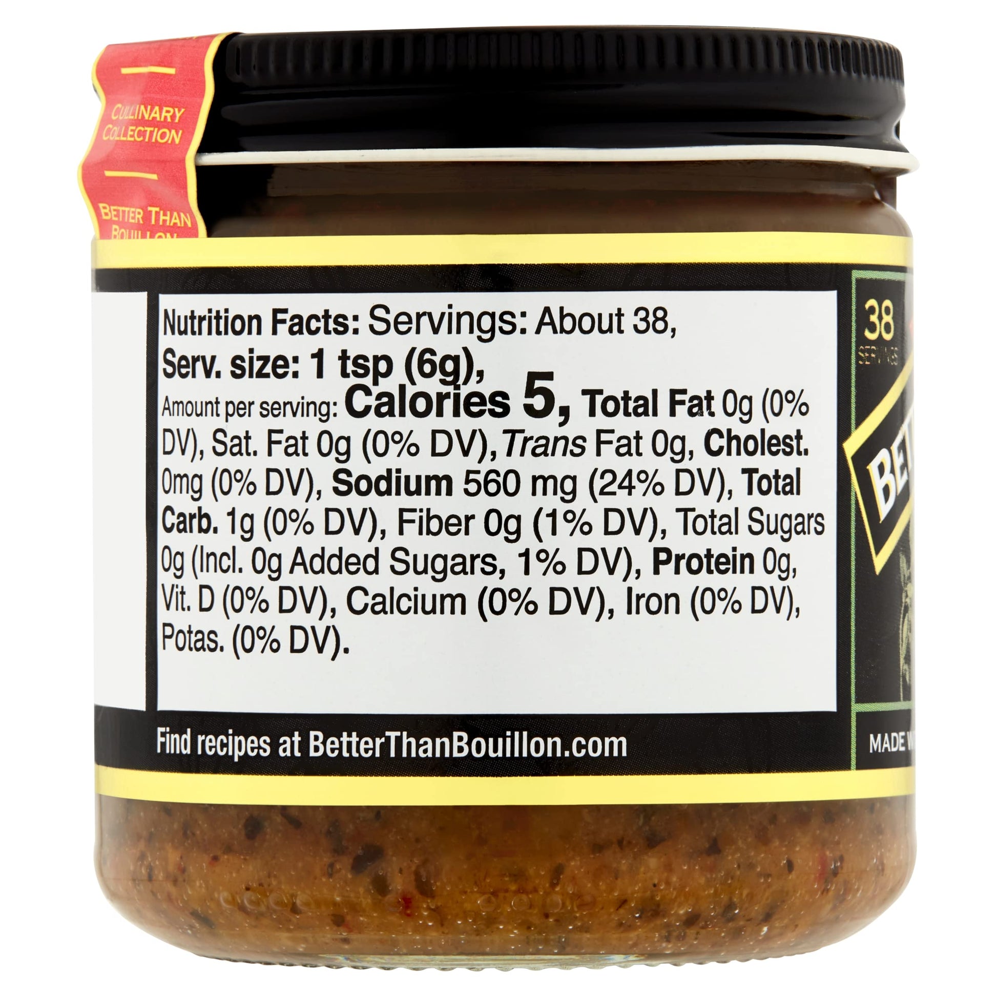 Product image of Better Than Bouillon Culinary Collection Italian Herb Base Concentrated Flavoring Substance Glass Jar 38