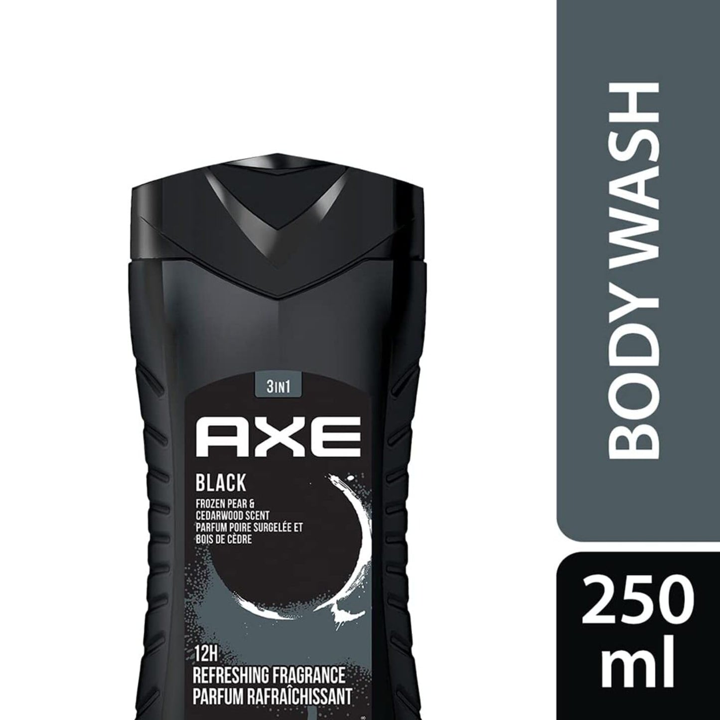 Product image of AXE Black Frozen Pear and Cedarwood Scent 3-in-1 Body Wash Face Wash Hair Wash 8.4 fl oz 8.4 fl oz