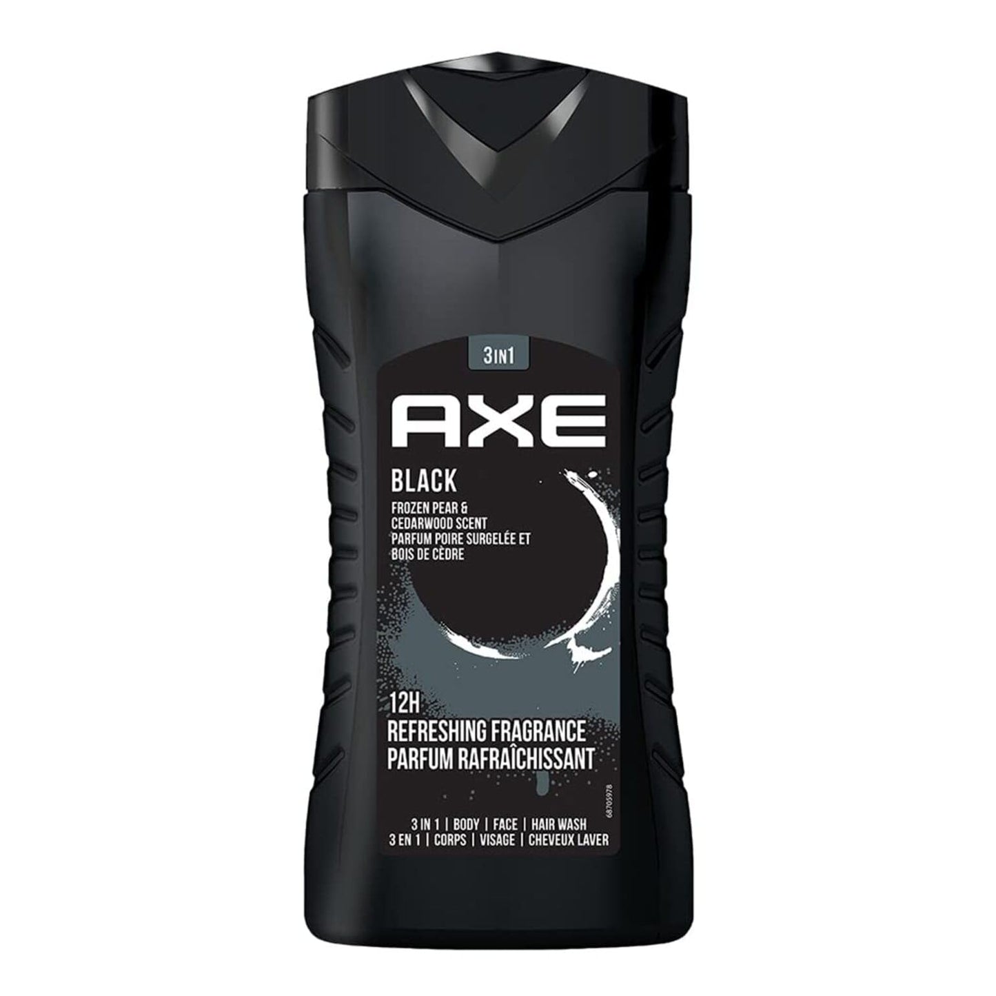 Product image of AXE Black Frozen Pear and Cedarwood Scent 3-in-1 Body Wash Face Wash Hair Wash 8.4 fl oz 8.4 fl oz
