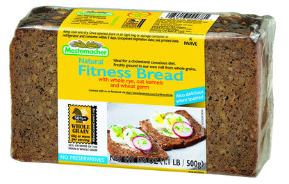 Product image of Mestemacher Whole Grain Bread Fitness 17.6 oz 17.6 oz Pack of 6