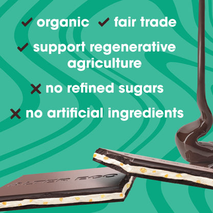 Product image of Alter Eco Creme Brulee Truffle Thins Chocolate Bar Ganache Filling Organic Gluten and Soy-Free Non-GMO Fair