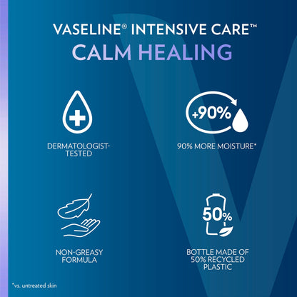 Product image of Vaseline Intensive Care Calm Healing Body Lotion Ultra-Hydrating Lipids Lavender Extract Dry Skin 20.3 oz