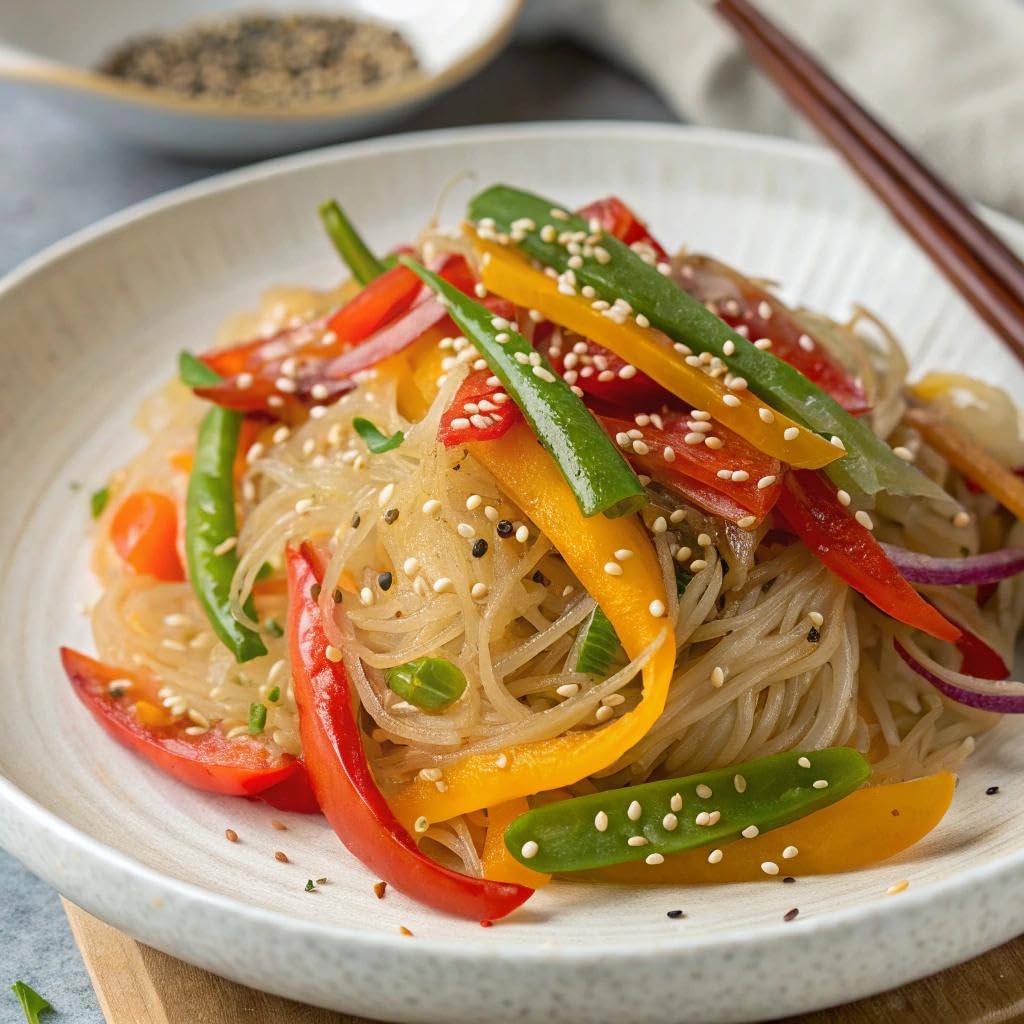 Product image of Chung Jung One Korean Sweet Potato Glass Noodle Non GMO Gluten Free Vegan No Sodium No Sugar 3.5oz 3.53 oz