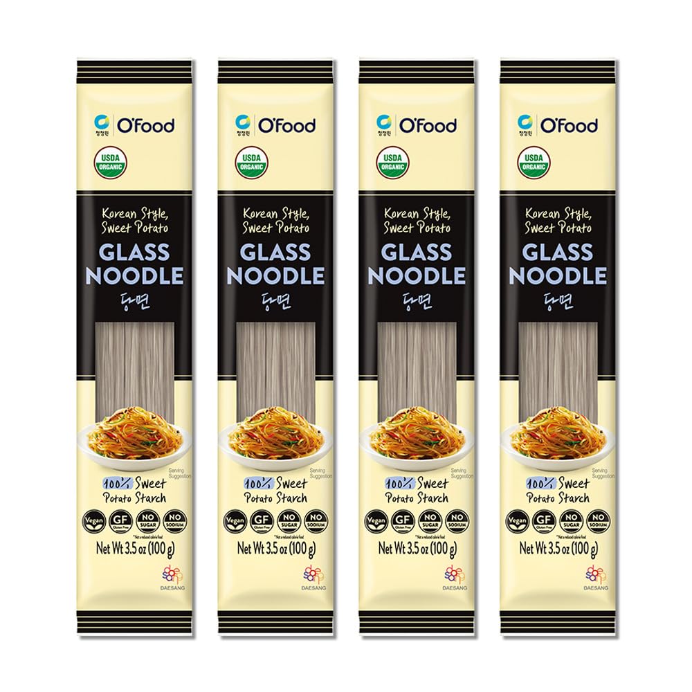 Product image of Chung Jung One Korean Sweet Potato Glass Noodle Non GMO Gluten Free Vegan No Sodium No Sugar 3.5oz 3.53 oz