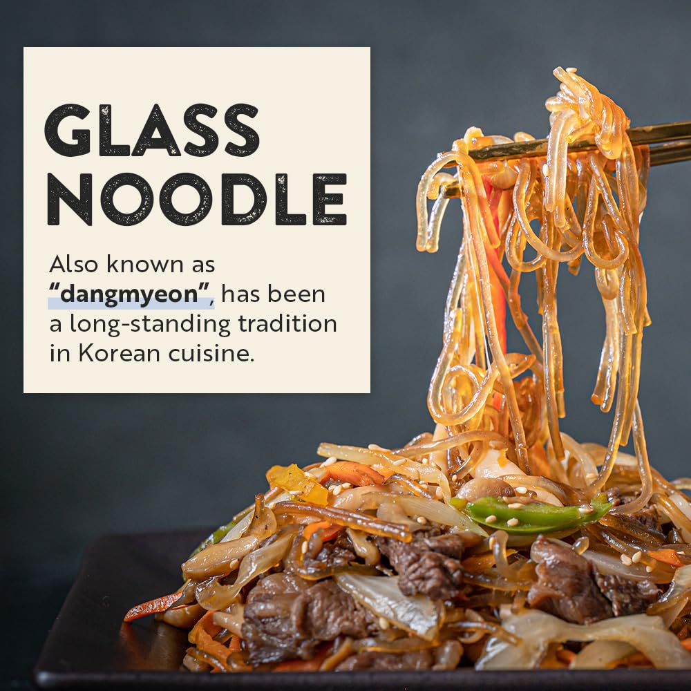 Product image of Chung Jung One Korean Sweet Potato Glass Noodle Non GMO Gluten Free Vegan No Sodium No Sugar 3.5oz 3.53 oz
