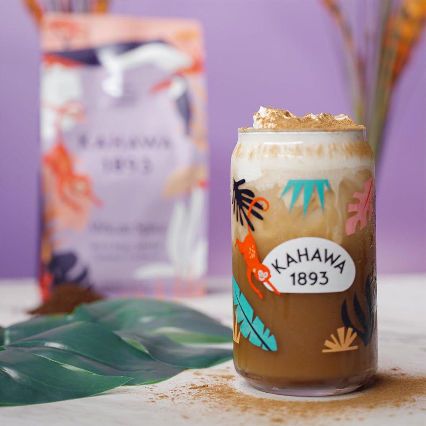 Product image of KAHAWA 1893 Medium Roast Ground Coffee African Spice Cinnamon Cardamom and Clove High Antioxidants