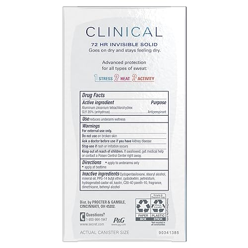 Product image of Secret Clinical Strength Antiperspirant and Deodorant Women Invisible Solid Clean Coconut 1.6 oz 1.6 oz Pack