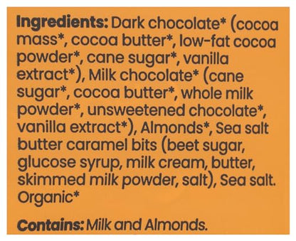 Product image of ChocXO Organic Toffee Almond 69% Dark Milk Chocolate Snaps 3.45 oz 3.45 oz