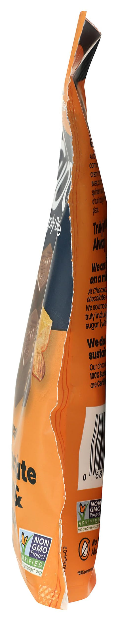Product image of ChocXO Organic Toffee Almond 69% Dark Milk Chocolate Snaps 3.45 oz 3.45 oz