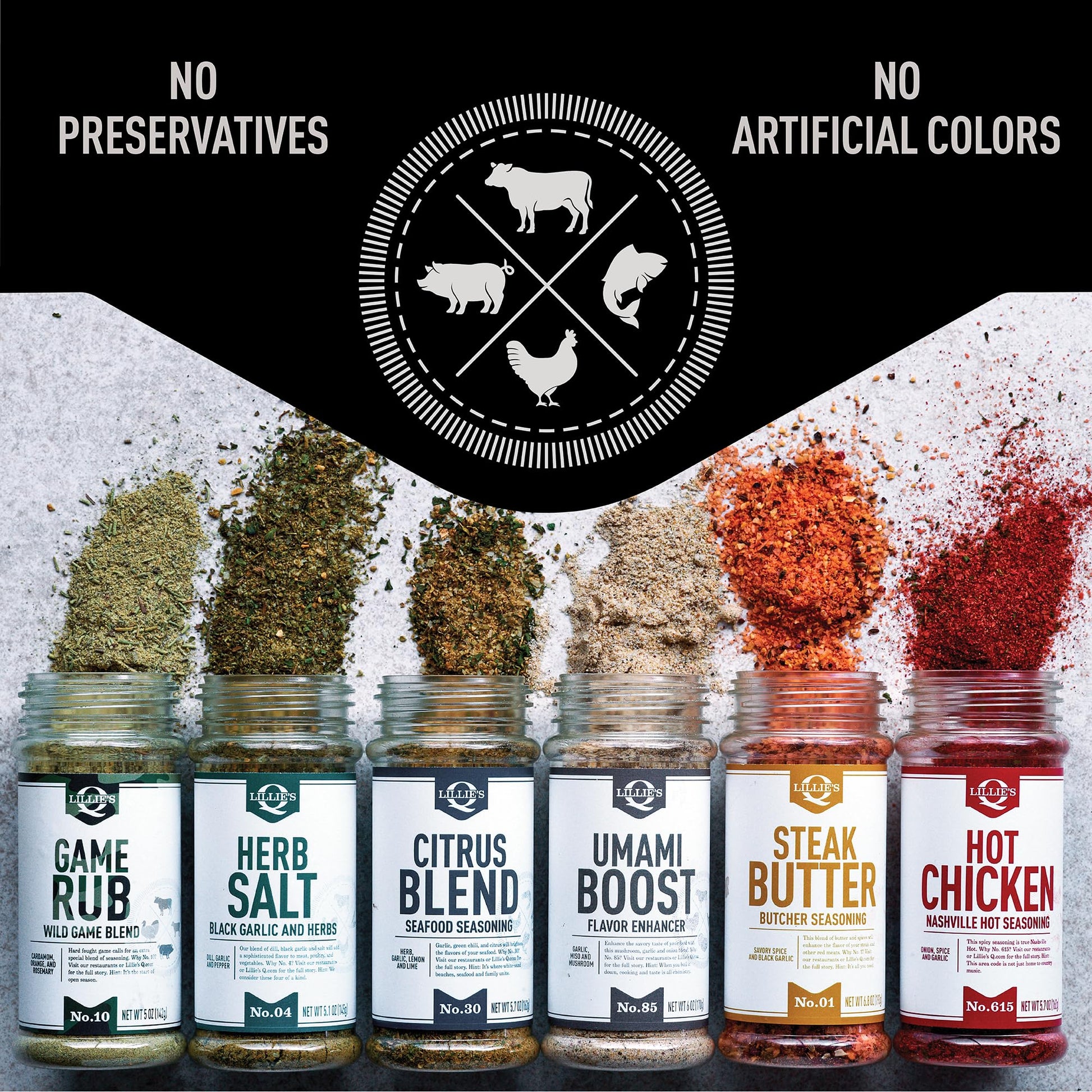 Product image of Lillie's Q Steak Butter Seasoning All-In-One Steak Seasoning Butter Garlic Salt and Black Pepper Perfect for