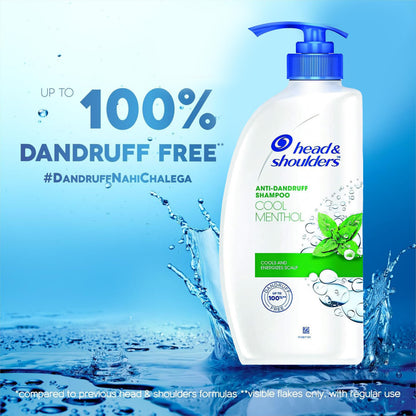 Product image of Head and Shoulders Anti Dandruff Shampoo Cool Menthol Scent Refreshes and Cleanses Scalp Daily Use For All