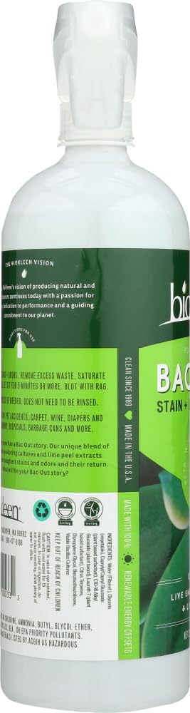 Product image of Biokleen Bac Out Stain and Odor Eliminator Spray Bottle 32 fl oz 32 fl oz