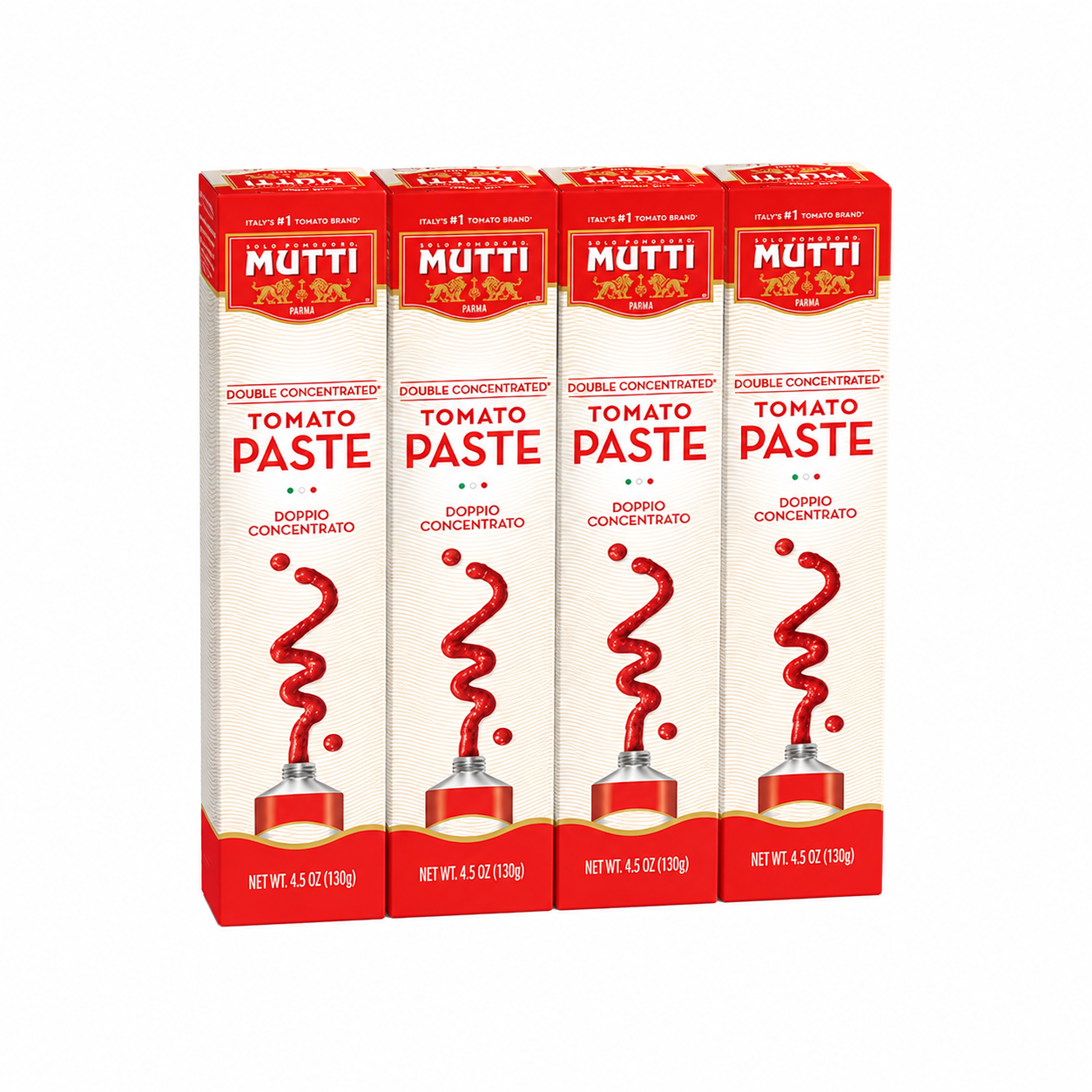 Mutti Double Concentrated Tomato Paste Doppio Concentrato . Tube 4.5 oz