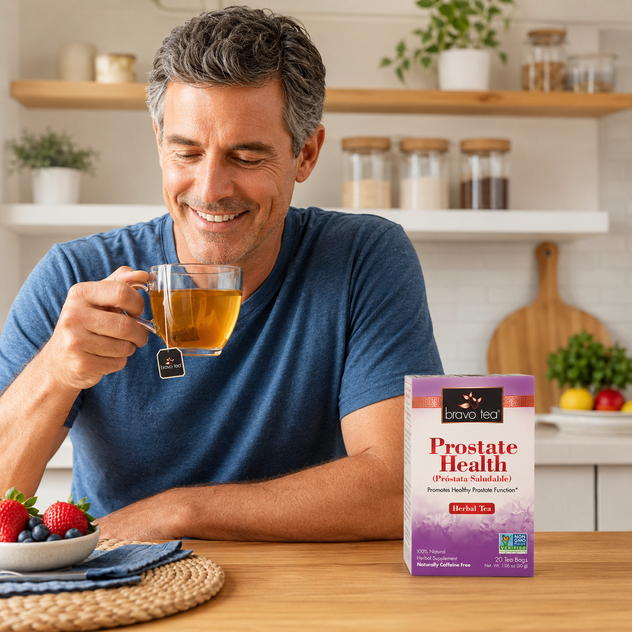 Bravo Tea Prostate Health Caffeine Free 20 Tea Bags
