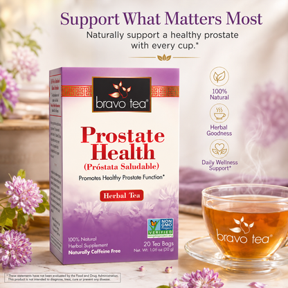 Bravo Tea Prostate Health Caffeine Free 20 Tea Bags
