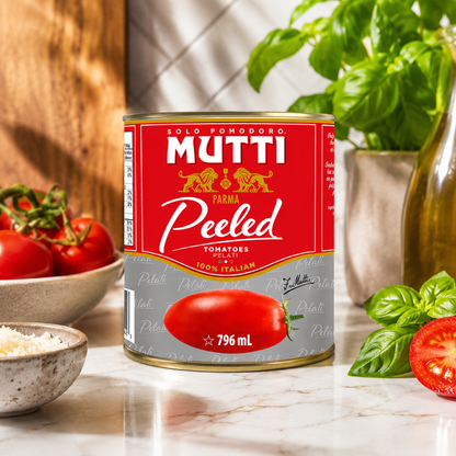Mutti Fresh Whole Peeled Tomatoes Pelati . Italy's #1 Brand 28 oz