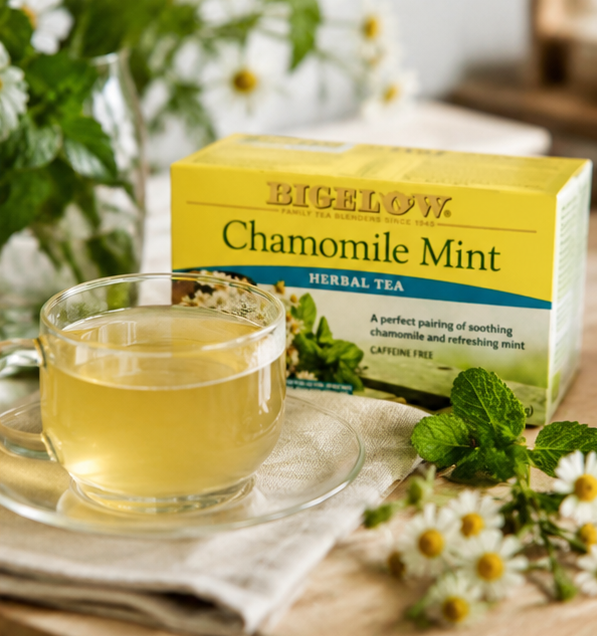 Bigelow Tea Herbal Tea Caffeine Free Chamomile Mint 20