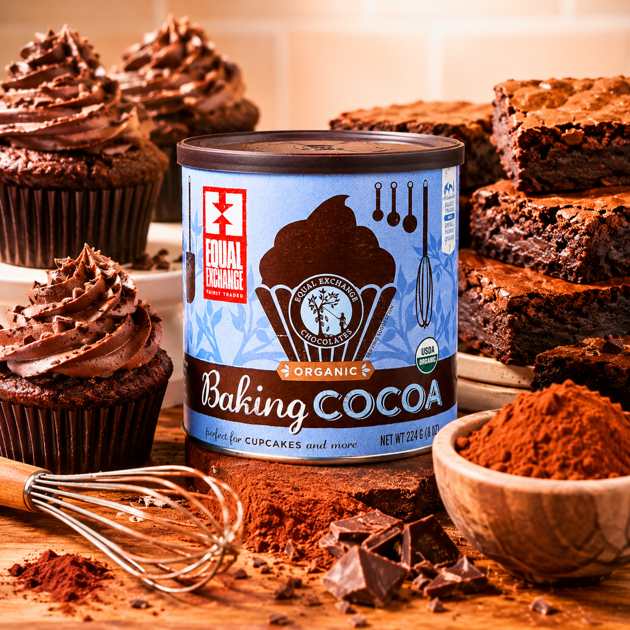 Equal Exchange Organic Baking Cocoa 224 g 8 oz