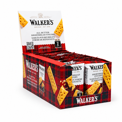 Walkers Shortbread Fingers Shortbread Cookies Snack Packs 24 Count