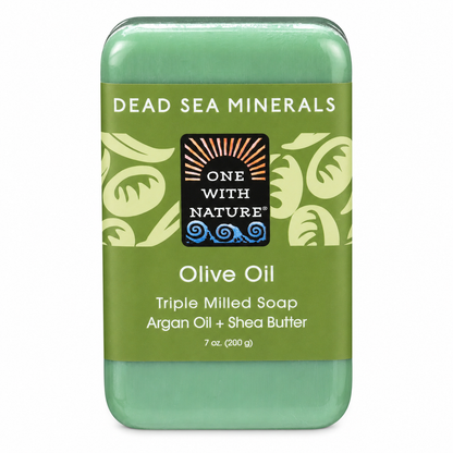 One With Nature Dead Sea Mineral Olive Oil Bar Soap 7 Oz
