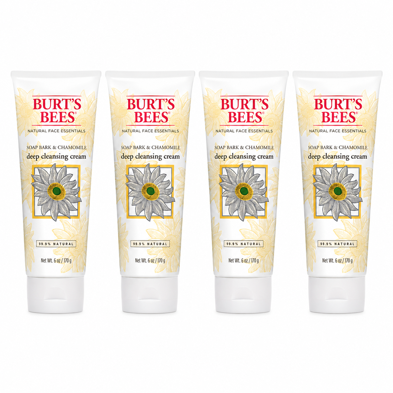 Burt's Bees Deep Cleansing Cream Soap Bark & Chamomile 6 oz