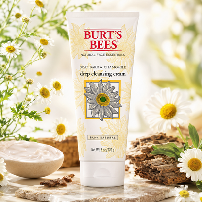 Burt's Bees Deep Cleansing Cream Soap Bark & Chamomile 6 oz