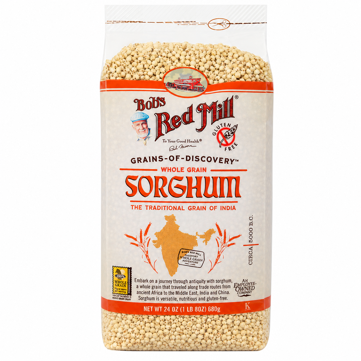 Bob's Red Mill 2531C244 Whole Grain Sorghum 24 Ounce