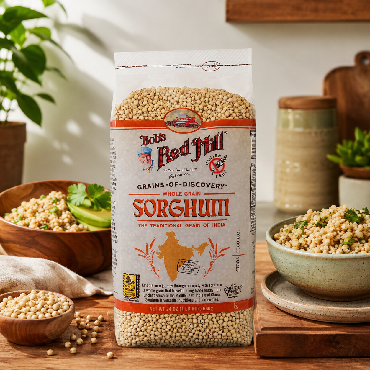 Bob's Red Mill 2531C244 Whole Grain Sorghum 24 Ounce