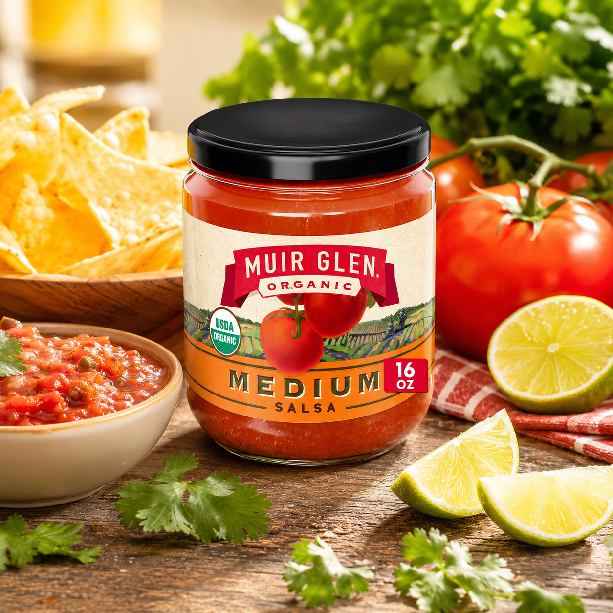 Muir Glen USDA Certified Organic Medium Salsa 16 oz