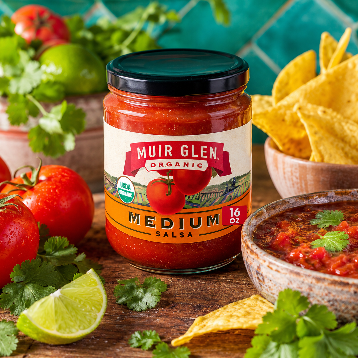 Muir Glen USDA Certified Organic Medium Salsa 16 oz