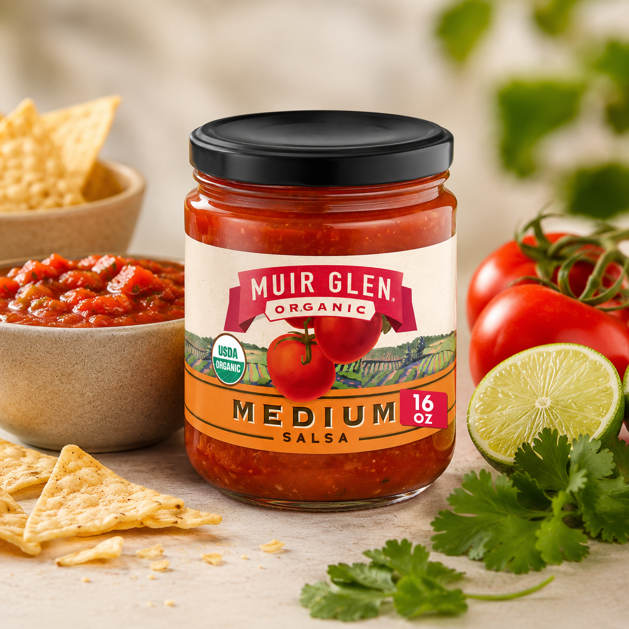 Muir Glen USDA Certified Organic Medium Salsa 16 oz