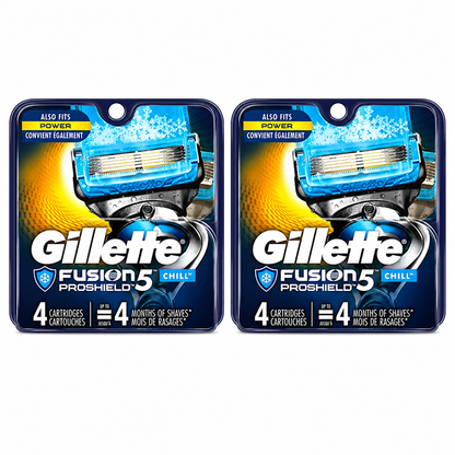 Gillette Fusion Proshield Chill Cartridge 4Ct