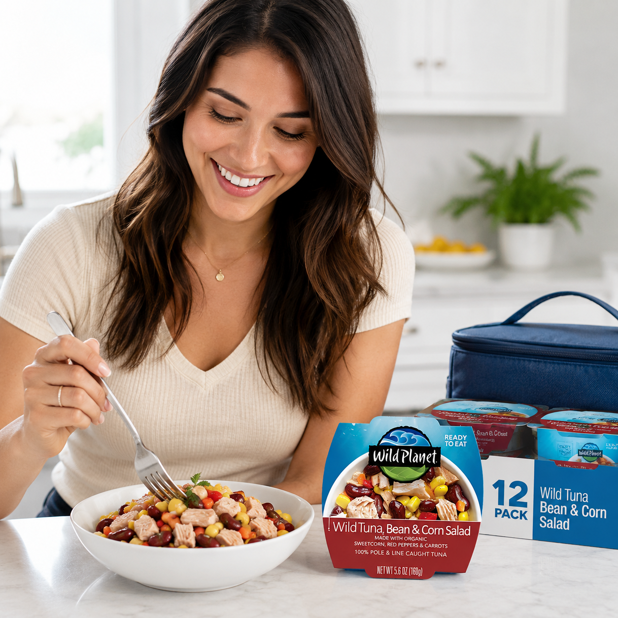 Wild Planet Ready to Eat Wild Tuna Bean & Corn 5.6oz
