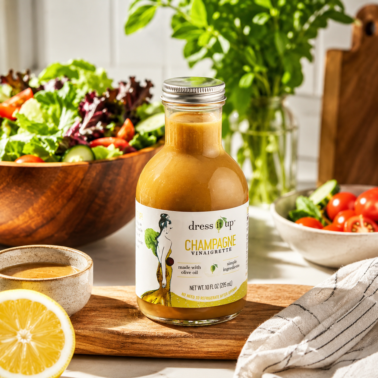 Dress It Up Champagne Vinaigrette Salad Dressing 10 oz