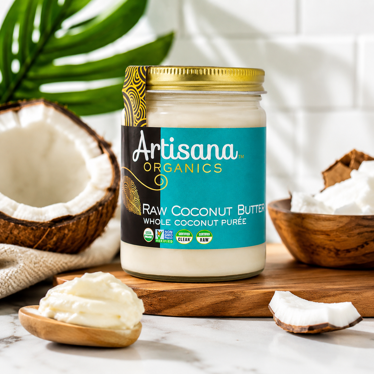 Artisana Organics Raw Coconut Butter Non GMO 8oz