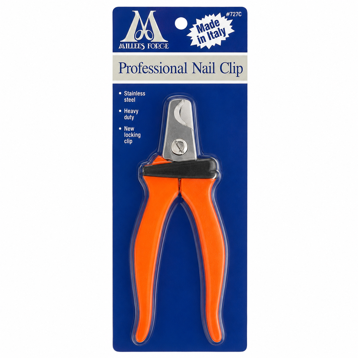 Millers Forge Nail Clipper W/Orange Handle