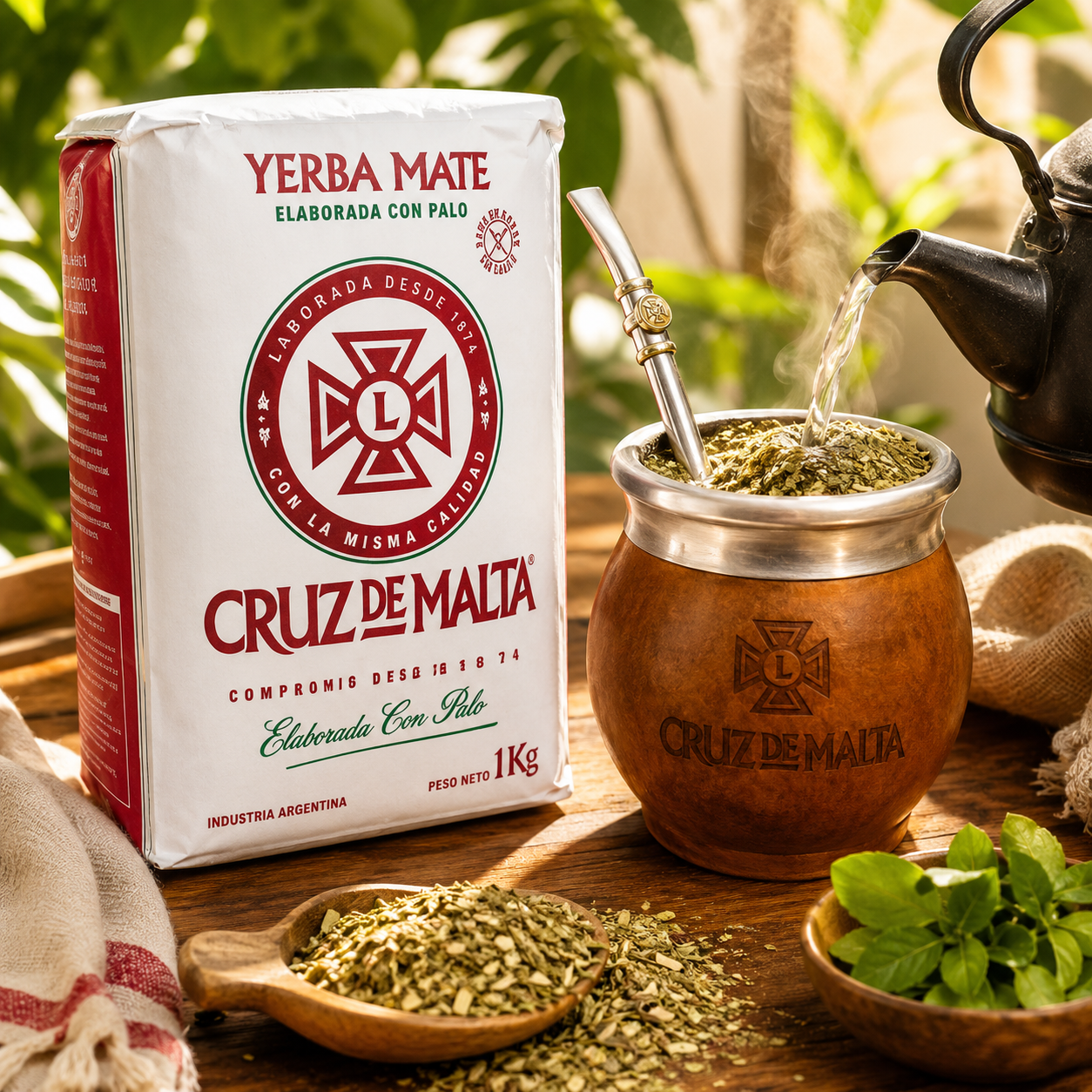 Cruz de Malta Yerba Mate 4kg / 8.8lbs Yerba Mate / 8.8lbs