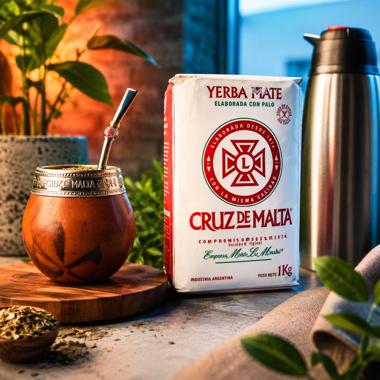 Cruz de Malta Yerba Mate 4kg / 8.8lbs Yerba Mate / 8.8lbs