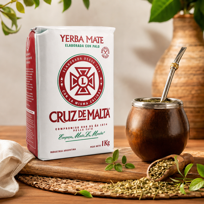 Cruz de Malta Yerba Mate 4kg / 8.8lbs Yerba Mate / 8.8lbs