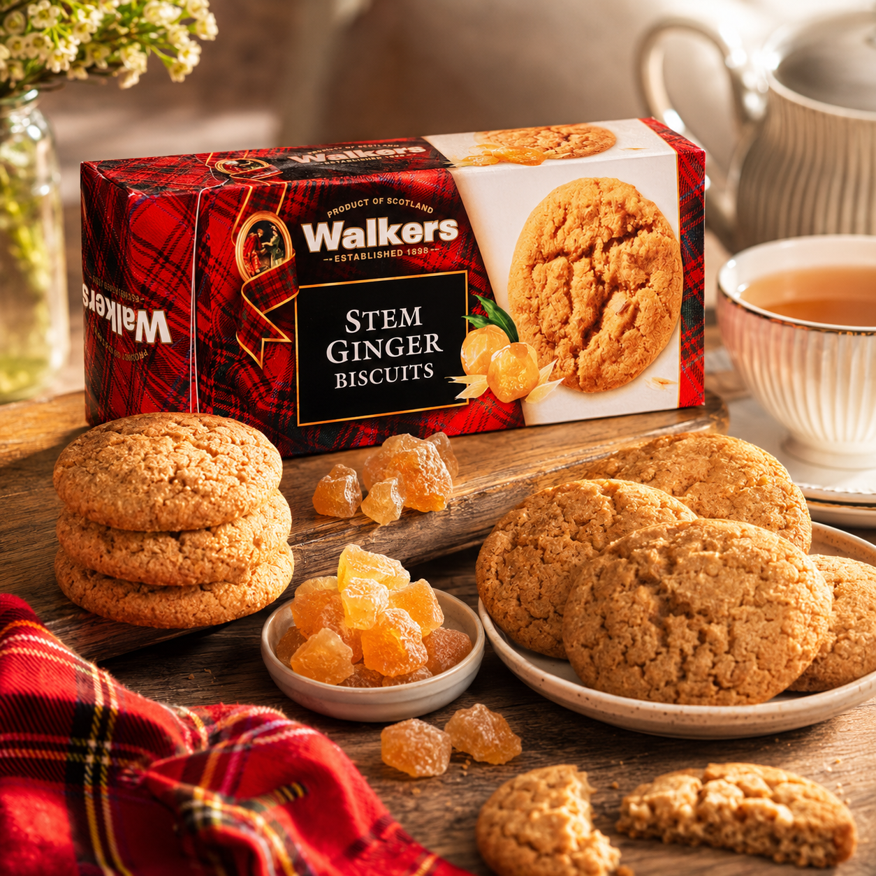 Walkers Stem Ginger Cookies 5.3 oz
