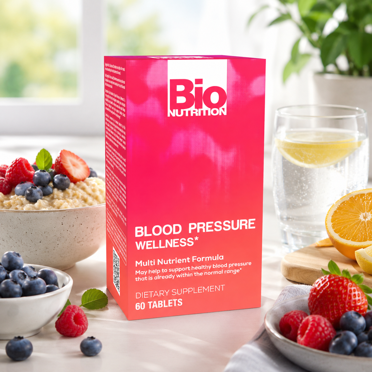 Bio Nutrition Blood Pressure Wellness Tabs 60 Count