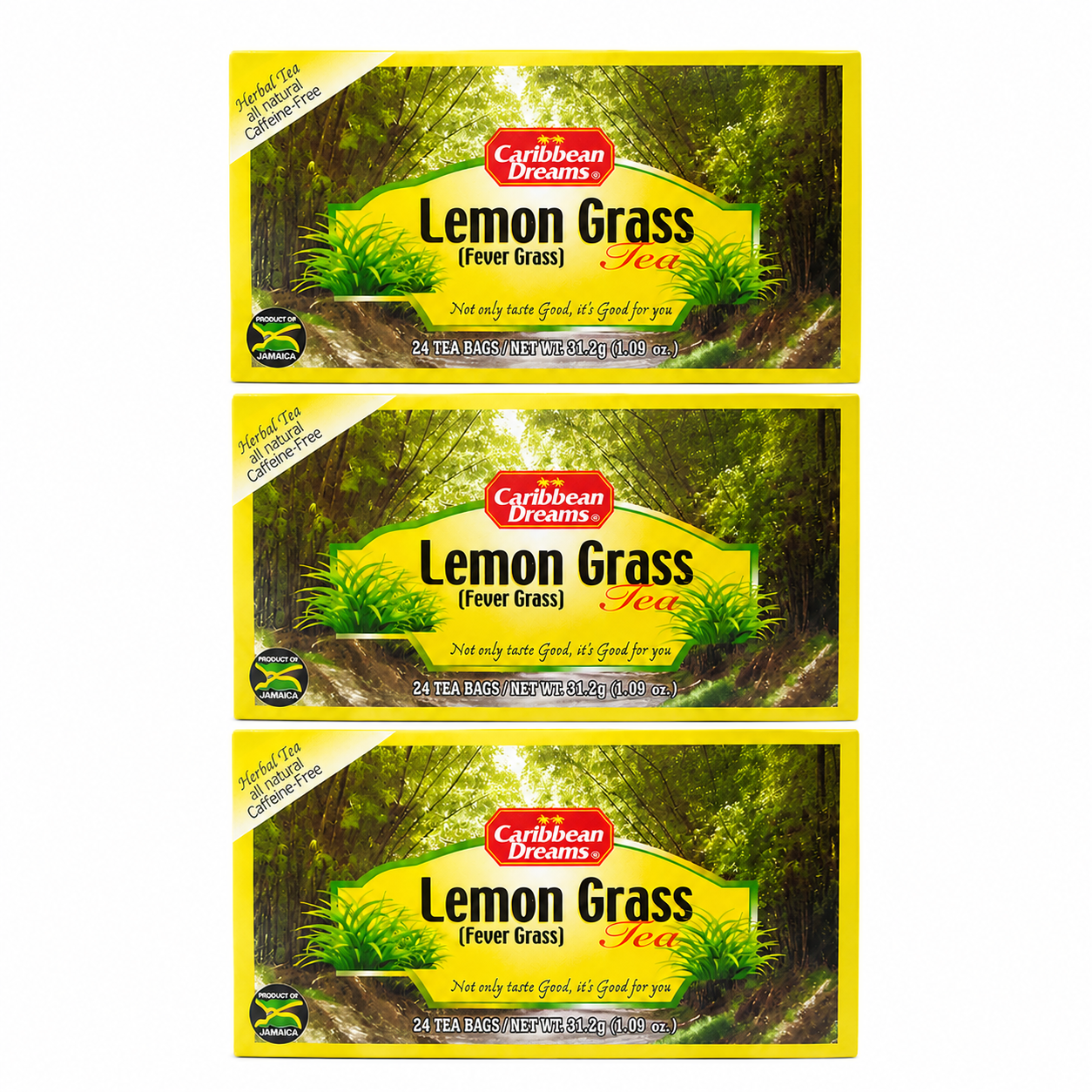 Caribbean Dreams Lemon Grass Tea Fever Grass 24 tea bags
