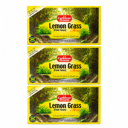 Caribbean Dreams Lemon Grass Tea Fever Grass 24 tea bags