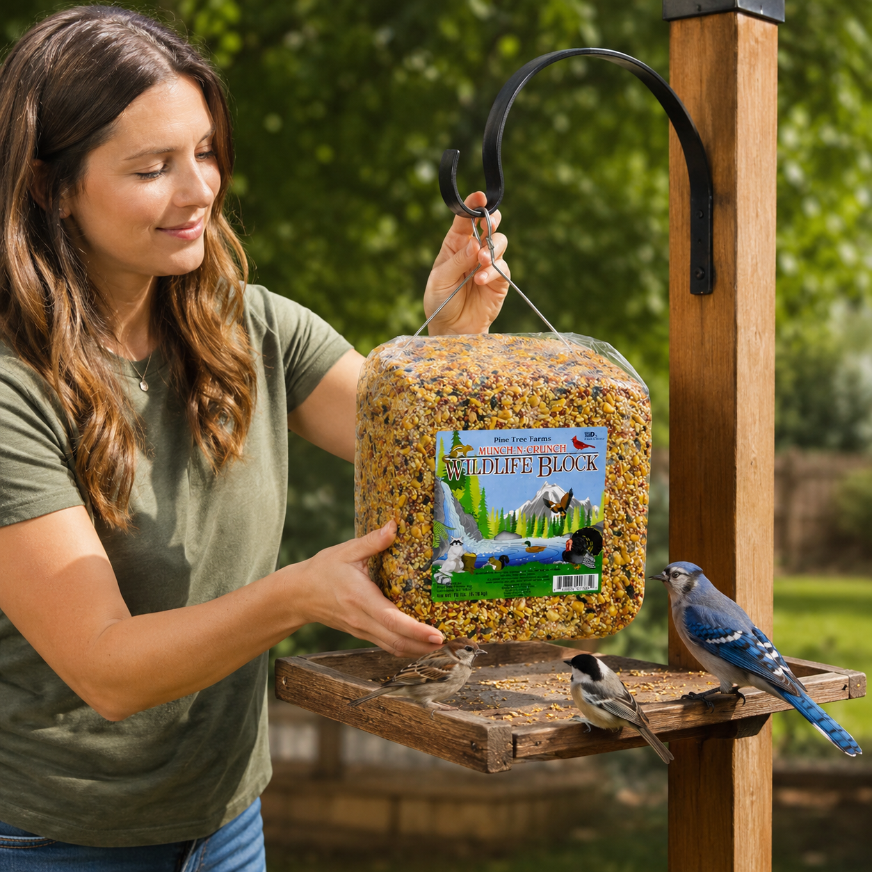 Pine Tree Farms 1385 Wildlife Block Multicolored 15 Pounds