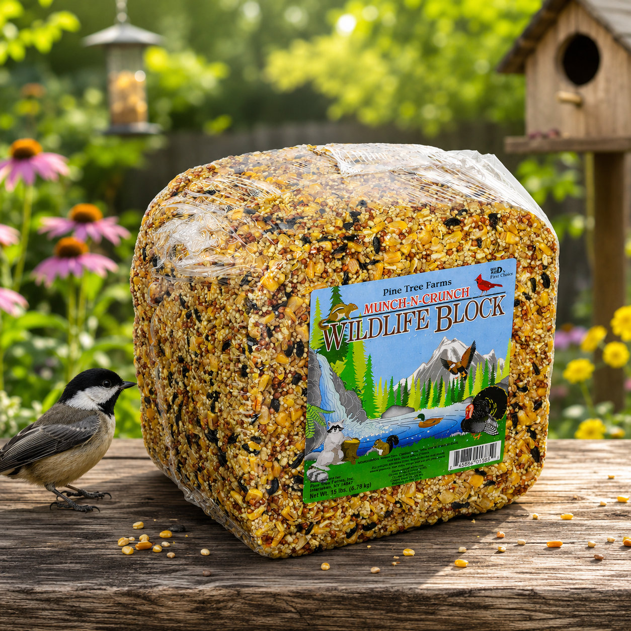 Pine Tree Farms 1385 Wildlife Block Multicolored 15 Pounds