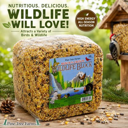 Pine Tree Farms 1385 Wildlife Block Multicolored 15 Pounds