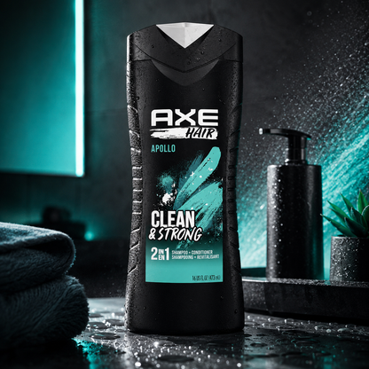 Axe 2 in 1 Shampoo and Conditioner Apollo 16 oz